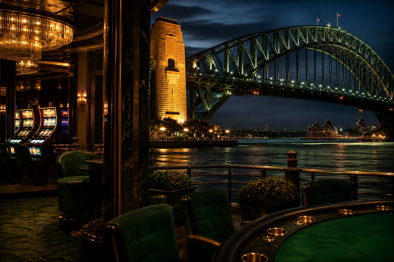 Editorial city guide graphic for Rooli Casino readers in Sydney, NSW