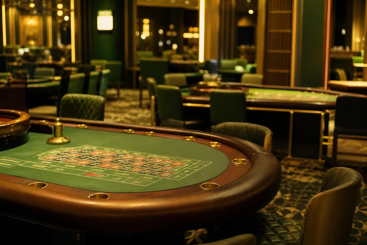 Table and live game categories in an Rooli Casino-style lobby