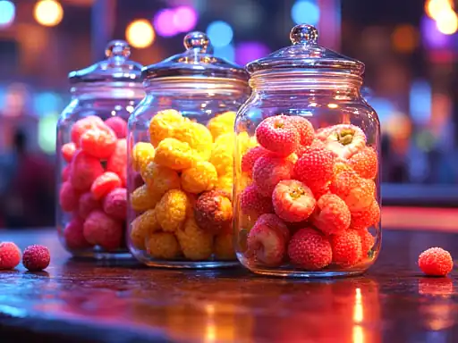 Jammin' Jars pokie artwork at Rooli Casino