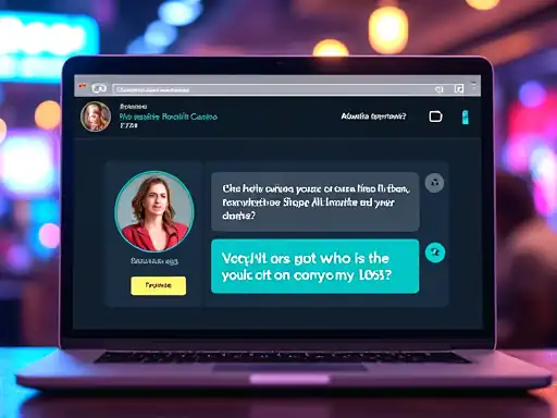 Rooli Casino live chat support in browser