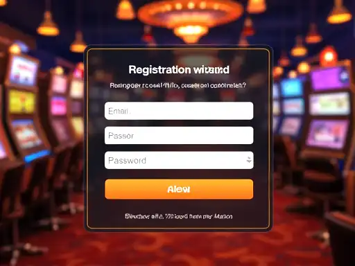Rooli Casino sign-up form in browser